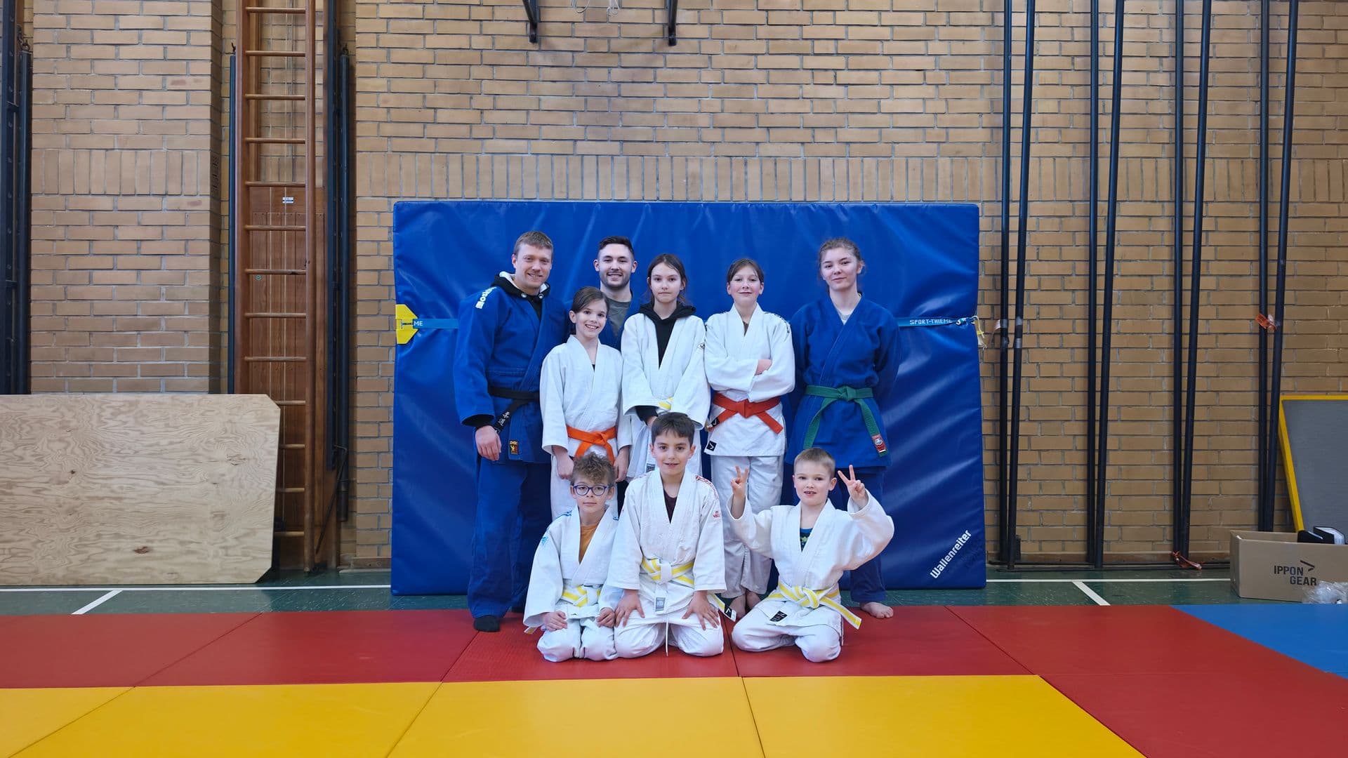 Gürtel Prüfung Weiß-gelb